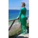 VESTIDO SEDA FLECOS