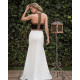 VESTIDO BICOLOR LARGO NURI