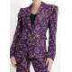 CHAQUETA MORADA PRINT