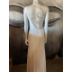 VESTIDO CREP BLANCO ROTO