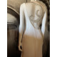 VESTIDO CREP BLANCO ROTO