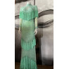 VESTIDO BORLAS