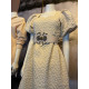 VESTIDO PIQUE BEIG