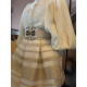 FALDA ORGANZA BEIG/ORO