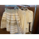 FALDA ORGANZA BEIG/ORO