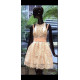 VESTIDO BLONDAS Y PERLAS