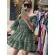 VESTIDO ELÁSTICO ESTAMPADO