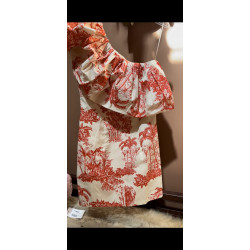 VESTIDO ESTAMPADO ASIMETRICO