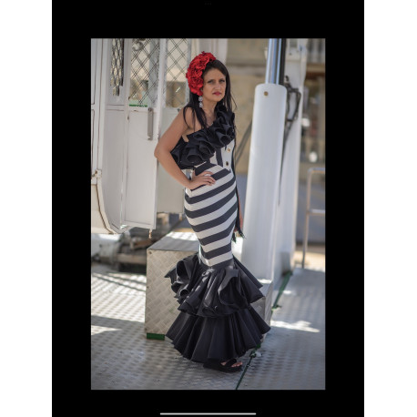 VESTIDO BICOLOR