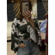 BLUSA ESTAMPADA MANGAS AMPLIAS