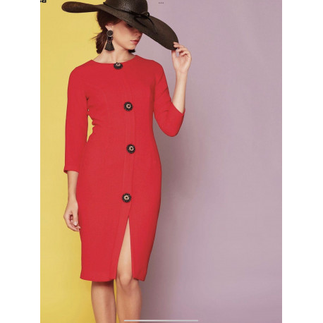 VESTIDO MALVA