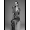 VESTIDO GRIS PERLA