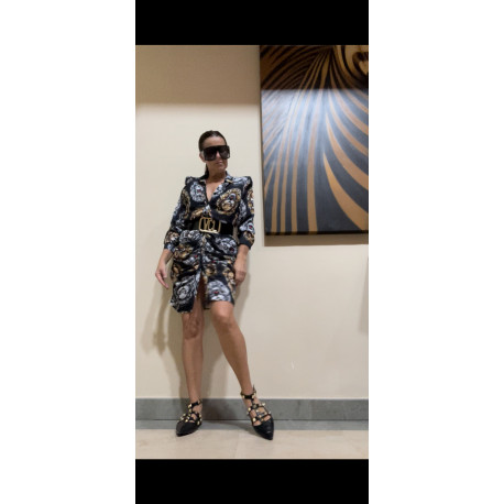 VESTIDO DRAPEADO LEON