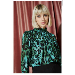 BLUSA PRINT VERDE/NEGRA