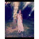 VESTIDO LARGO NUDE