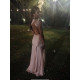 VESTIDO LARGO NUDE