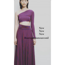 VESTIDO LICRA BICOLOR