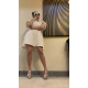 VESTIDO PIQUE BEIG
