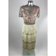 VESTIDO TULBORDADO+FLECOS