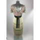 VESTIDO TULBORDADO+FLECOS