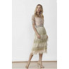 VESTIDO TULBORDADO+FLECOS