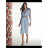 VESTIDO CREP+PLUMETI
