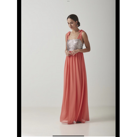 VESTIDO CREP LARGO