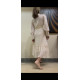 VESTIDO GASA BEIG