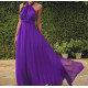 VESTIDO LARGO UN COLOR