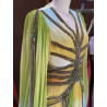 VESTIDO TRICOLOR PIEDAS ZZ