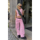PANTALÓN CARGO ROSA