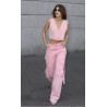 PANTALÓN CARGO ROSA