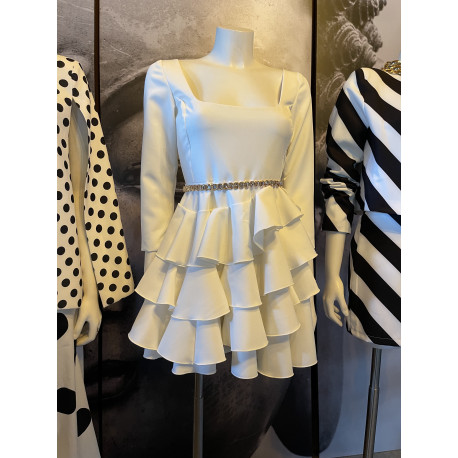VESTIDO CREP ELÁSTICO
