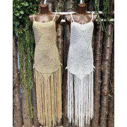 VESTIDO MACRAMÉ