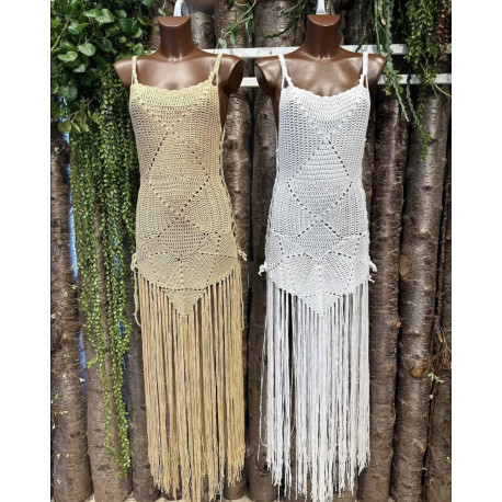 VESTIDO MACRAMÉ