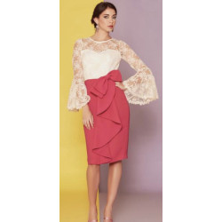 VESTIDO BICOLOR