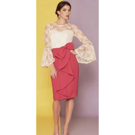 VESTIDO BICOLOR