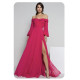 VESTIDO PLISADO FUSCIA