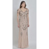 VESTIDO GRIS LENTEJUELAS