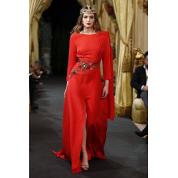 VESTIDO LARGO ROJO
