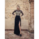 VESTIDO CUERPO TUL BORDADO