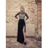 VESTIDO CUERPO TUL BORDADO