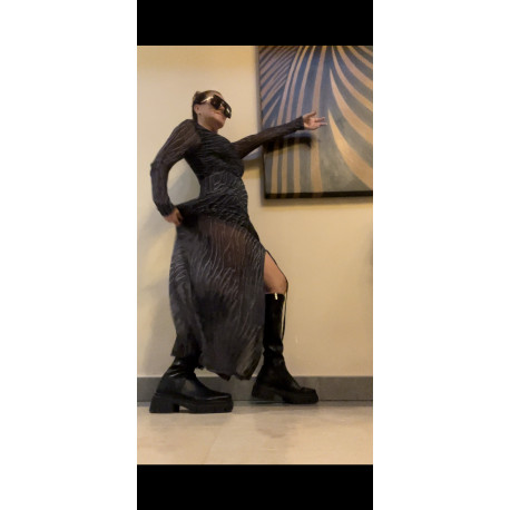 VESTIDO TUL FORRADO