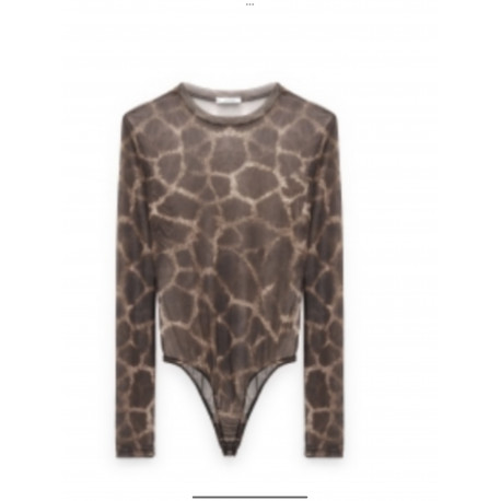 BODY PRINT MARRÓN