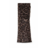 FALDA PRINT MARRON