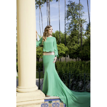 VESTIDO MADRINA/FIESTA COLOR VINO
