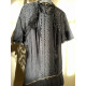 VESTIDO PERFORADO NEGRO