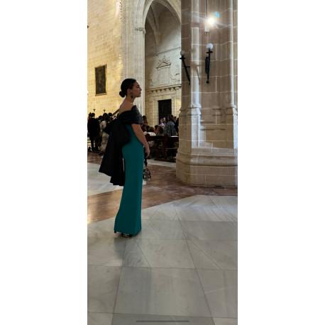 VESTIDO BICOLOR LAZADA