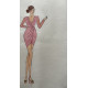 VESTIDO CORTO PLUMETI