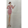 VESTIDO CORTO PLUMETI